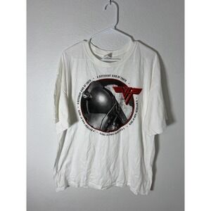 VAN HALEN Different Kind of Truth  White shirt red& black logo (XL) T-Shirt Unwo